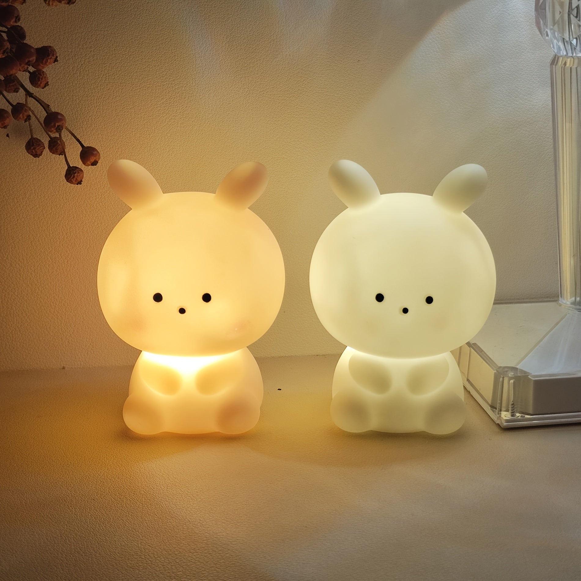 BunnyGlow – Grote LED Tafellamp met Batterij & Animestijl