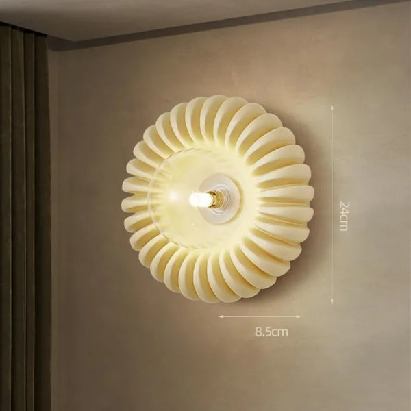 ArtisanGlow Wandlamp - Elegante Resin Wandlamp voor Slaapkamers