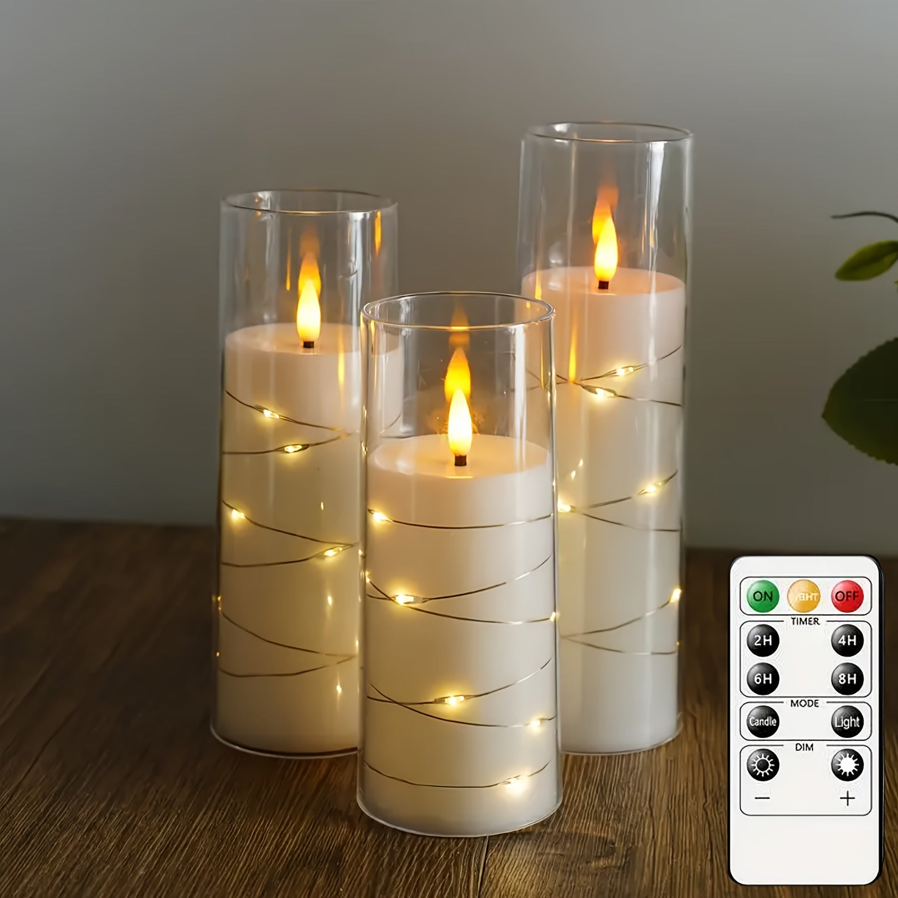 RomanticGlow – LED Kaarsen Set met Afstandsbediening