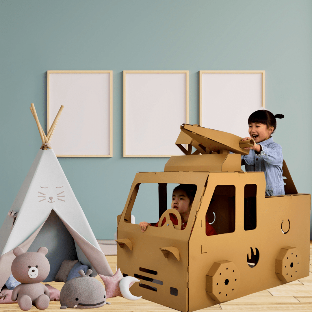 Montessori Creatief Kartonset - DIY Figuren Bouwen en Spelen