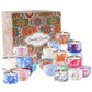 Aromatic Serenity – Luxe Kaarsenset met Marmerprint