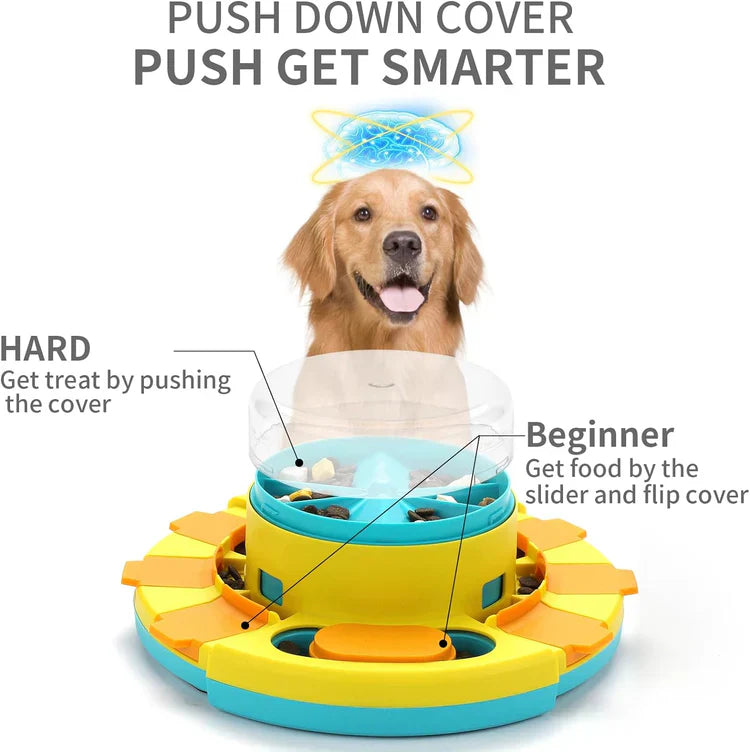 PuzzleFeast Pet Feeder - Interactief Voederspel voor Huisdieren