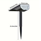 SolarGlow – 9 LED Tuinspotlampen voor Buiten