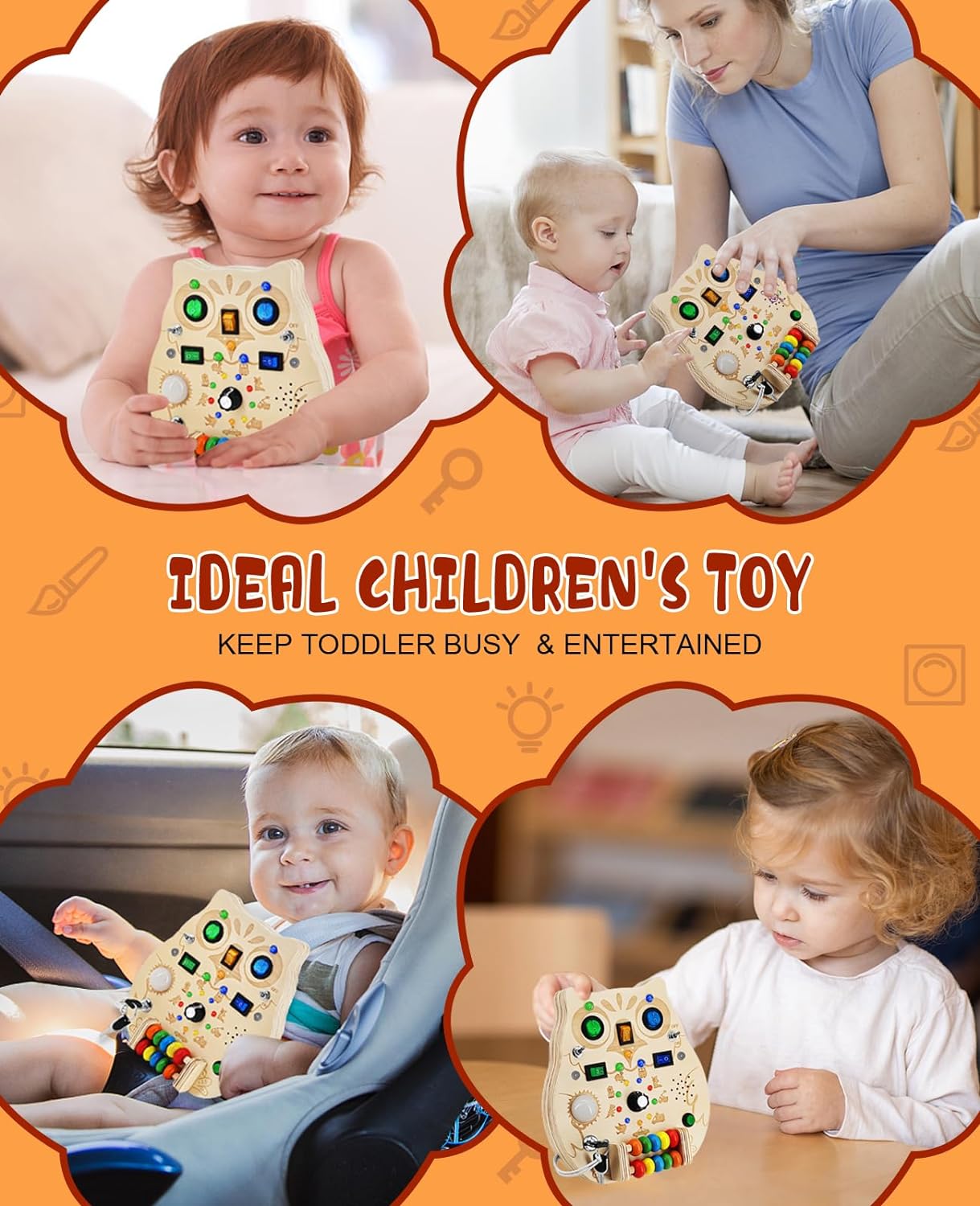 Playing Board - Ontdek en Leer met het Betoverende Speelbord voor Kinderen