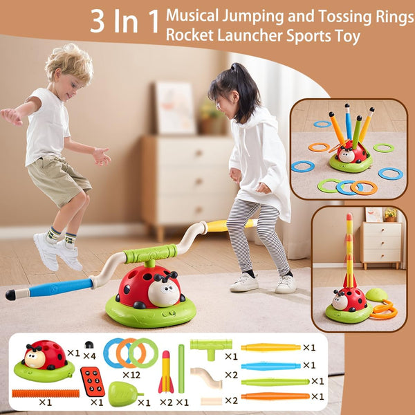 3-in-1 Ring Toss en Raketspellen - Verkenning van Avontuur