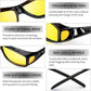 NightVision - Polarized Rijbril voor Nacht Rijden