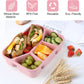 BentoBox – Set van 4 Snacks Dozen met Compartimenten