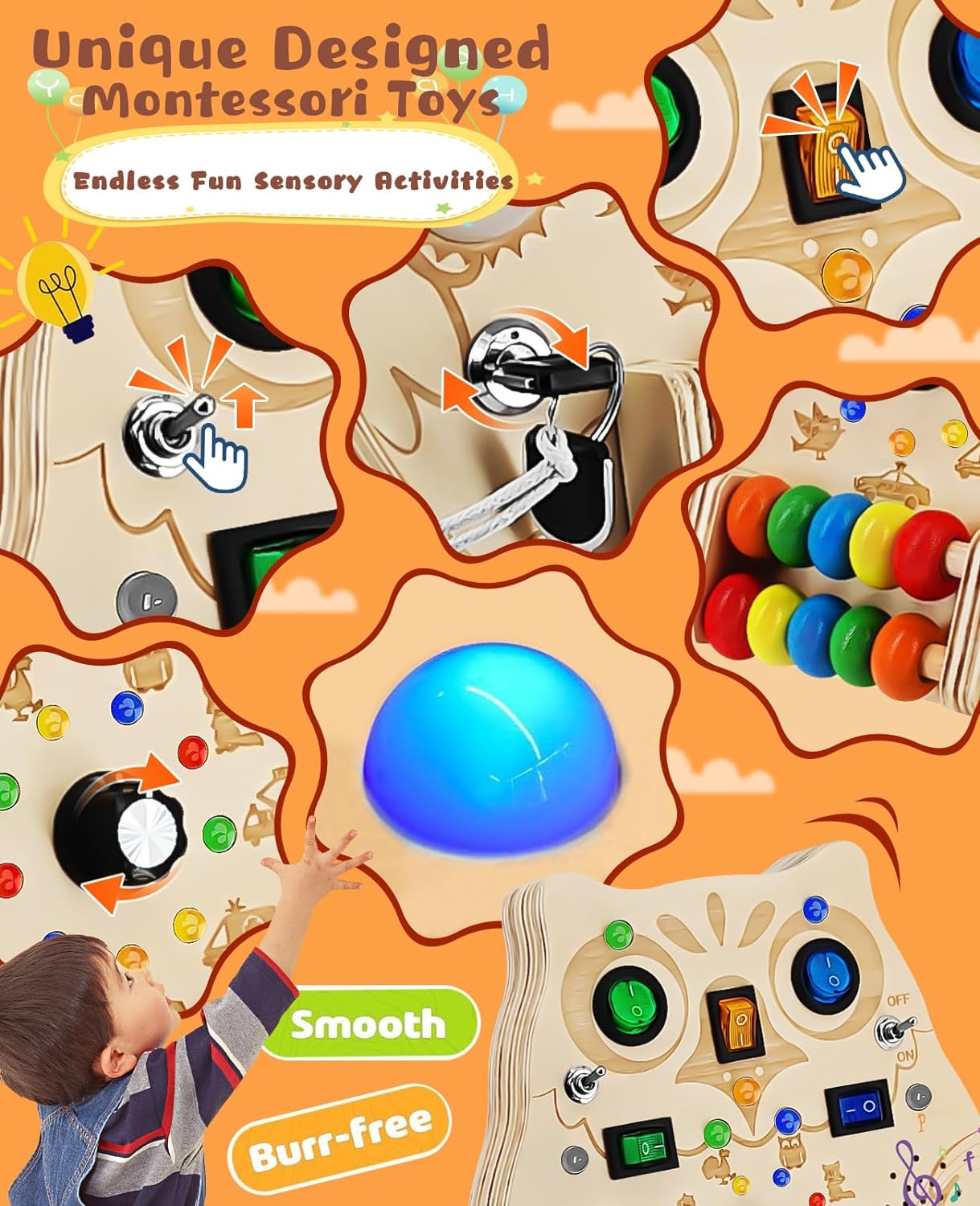 Playing Board - Ontdek en Leer met het Betoverende Speelbord voor Kinderen