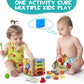 Stijlvolle 8-in-1 Montessori Activiteitenkubus - Educatief Speelplezier voor Baby's