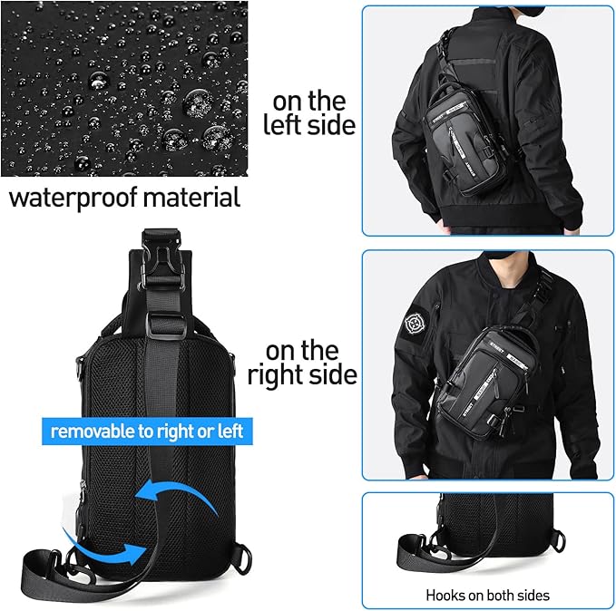 UrbanLite - Stijlvolle Crossbody Rugzak voor Dagen in de Stad