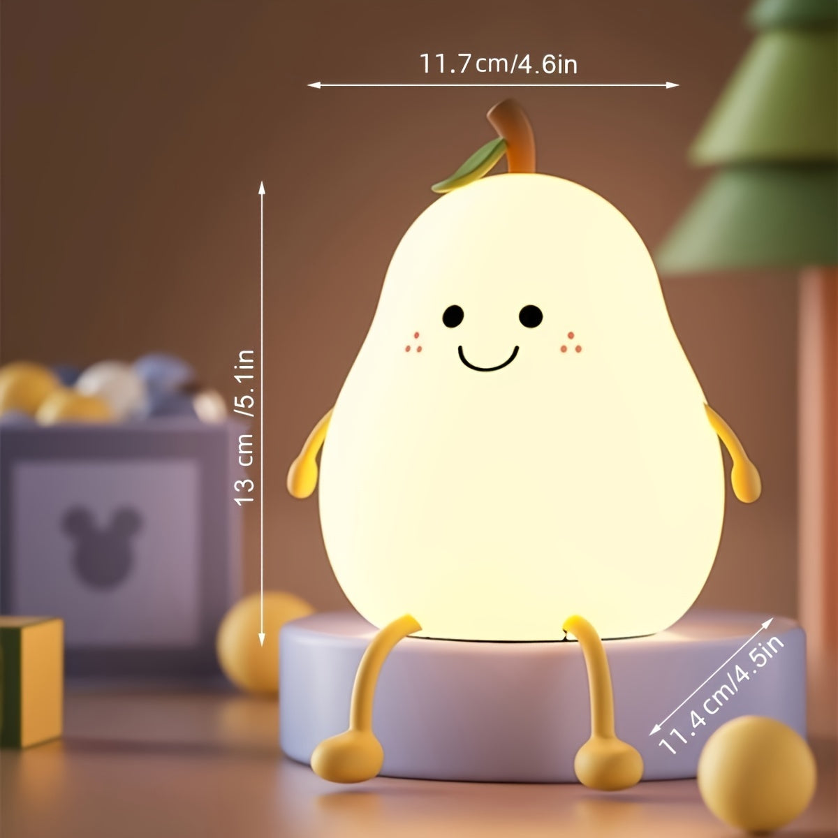 PearGlow Lamp - Dimbare USB Oplaadbare Led Lamp