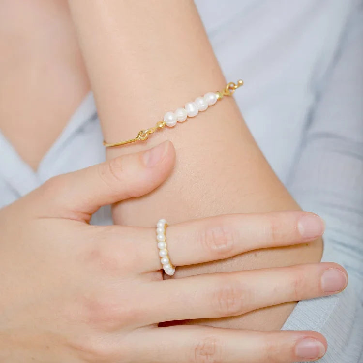 Elegante Armband met Fijne Parels - Selina