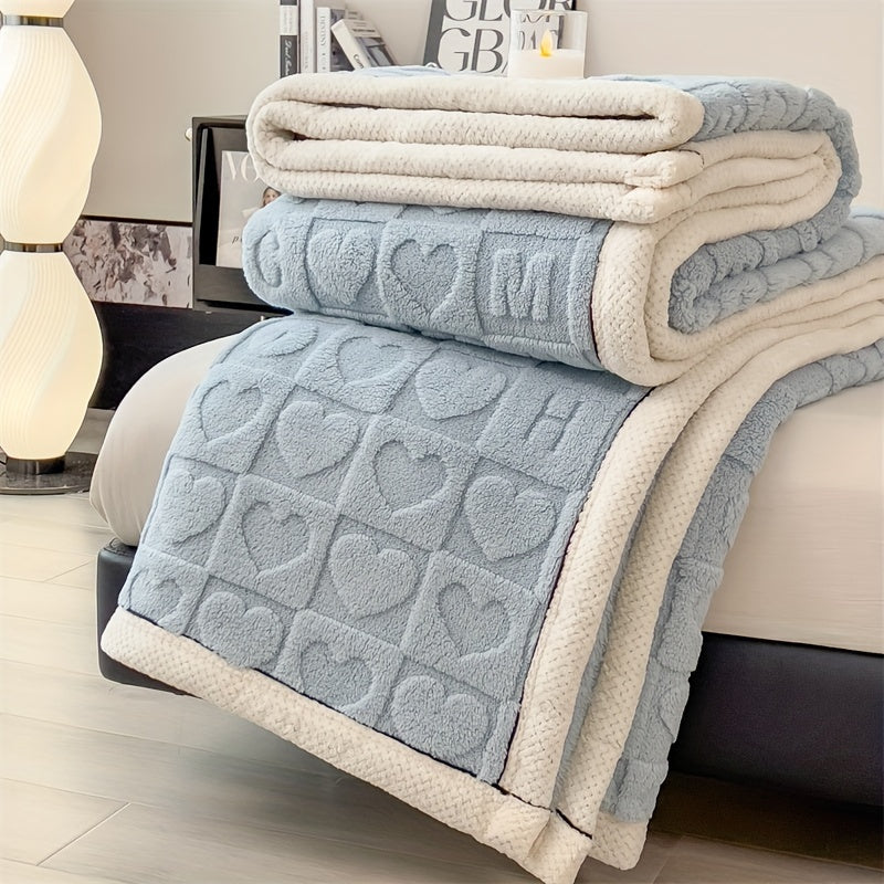 Stijlvolle Coral Fleece Deken voor Ultiem Comfort