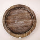 RusticBowl - Houten Decoratieve Schaal voor Sfeervolle Momenten