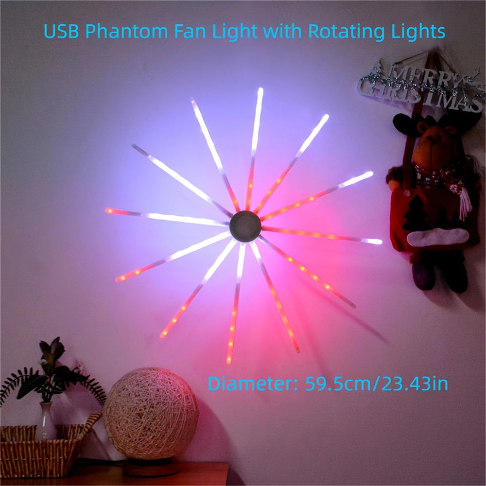 FairySpin - USB Ventilatorlamp met Kleureffecten