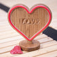 LoveGlow - Houten Neon Hart met Afstandsbediening