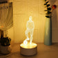 SportGlow Lamp - 3D Voetbal Illusie Tafellamp
