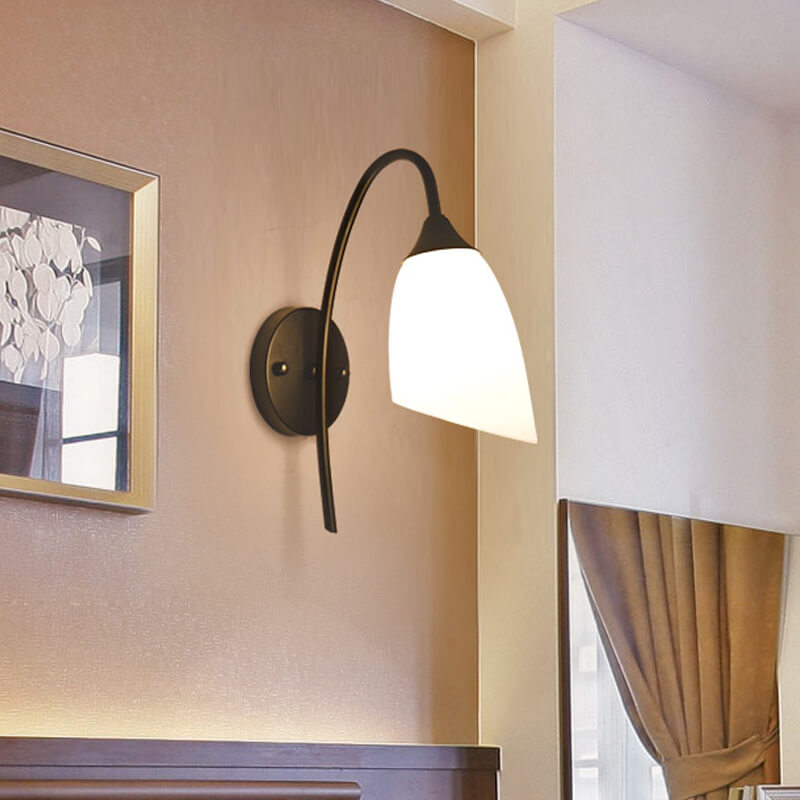 GloeiGlow – Moderne Klokvormige Wandlamp met Verstelbare Arm