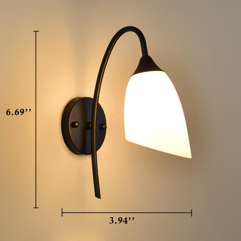 GloeiGlow – Moderne Klokvormige Wandlamp met Verstelbare Arm