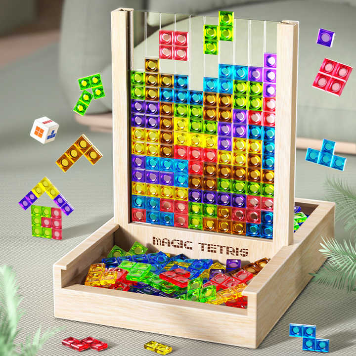 TetrisWood Game – Duurzaam Familie Speelplezier
