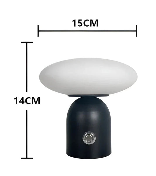 NordicGlow - Luxe Paddenstoel LED Lamp met Smart Touch