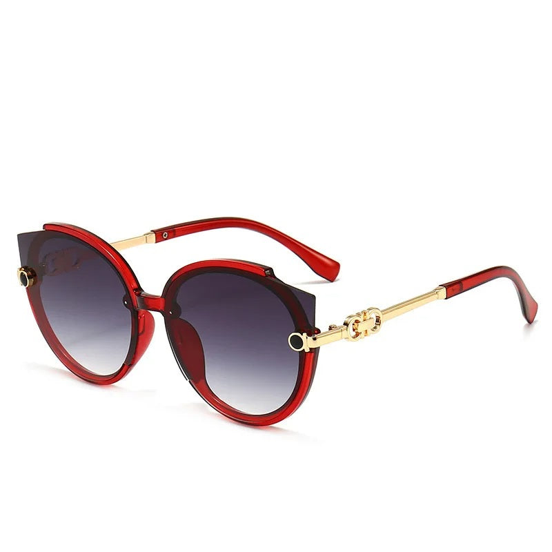 Patty Eyewear - Retro Ronde Zonnebril Vintage Style