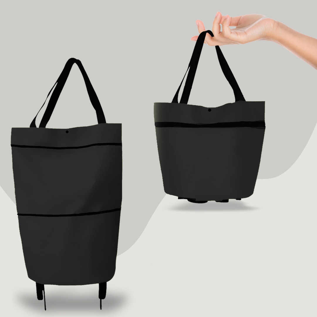 CarryFlex - Praktische 2-in-1 Boodschappentas met Wielen