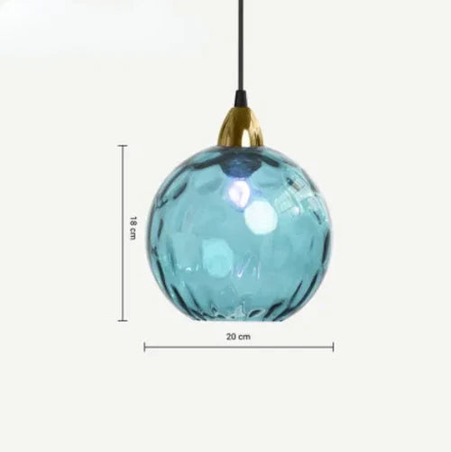 LumiSphere Pendant Light – Elegante Glazen Bolverlichting