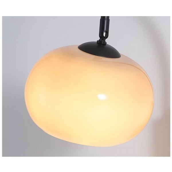 Orbite Wandlamp – Elegante Wandlamp van Kaki Glas