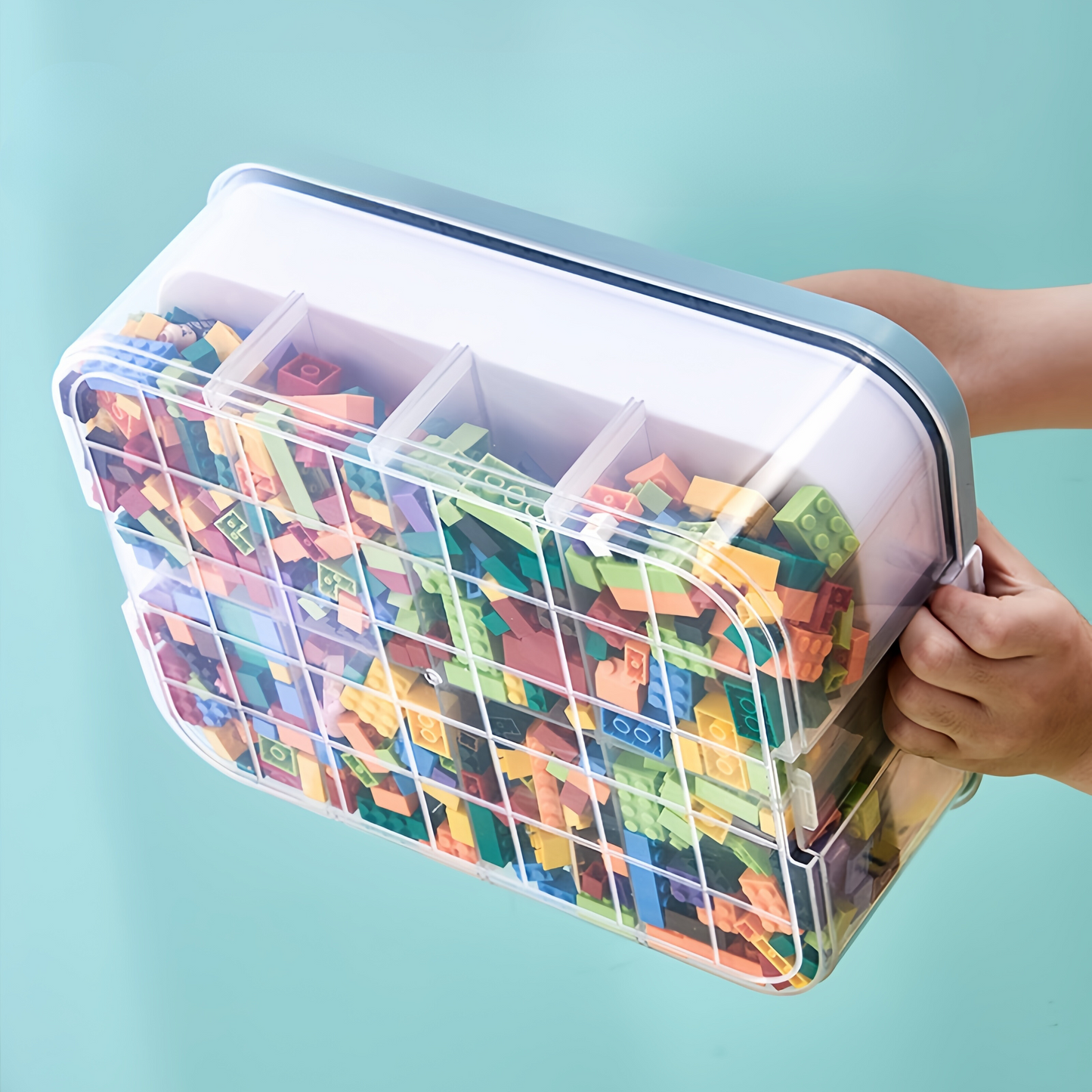 Stapelgenie - Elegante Opbergbox met Deksel voor Elke Ruimte