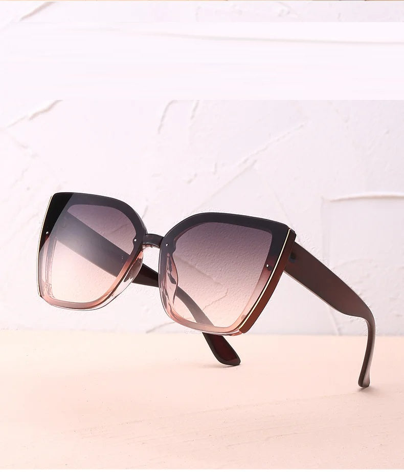 BillieShade - Trendy Vierkante Retro Zonnebril