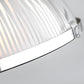 GlimmerLux Chandelier - Retro Gestreepte Luxe Kroonluchter
