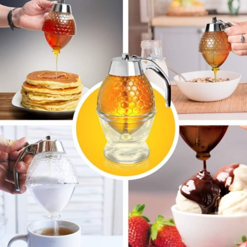 HoneySaver – Elegante en Praktische Honingdispenser