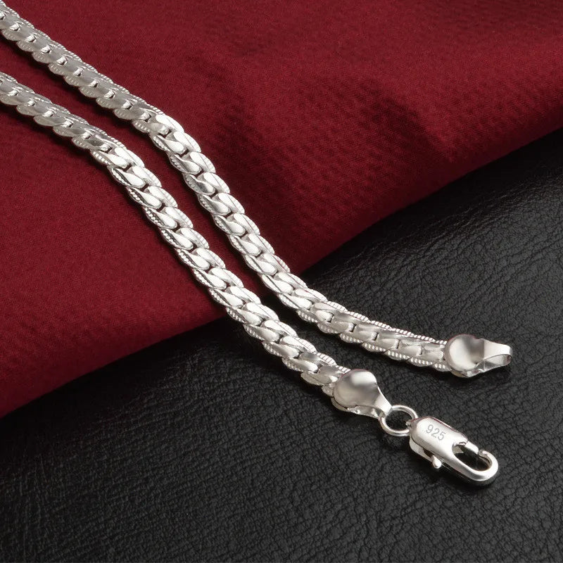 SilverGlow Necklace – Luxe 925 Zilveren Ketting voor Dames