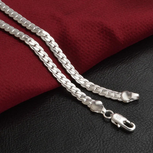 SilverGlow Necklace – Luxe 925 Zilveren Ketting voor Dames