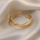 Gouden Oneindigheid Armband - Elisa Matte Afwerking
