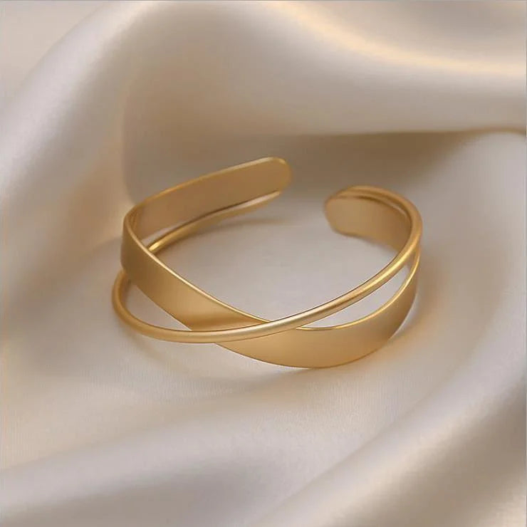 Gouden Oneindigheid Armband - Elisa Matte Afwerking