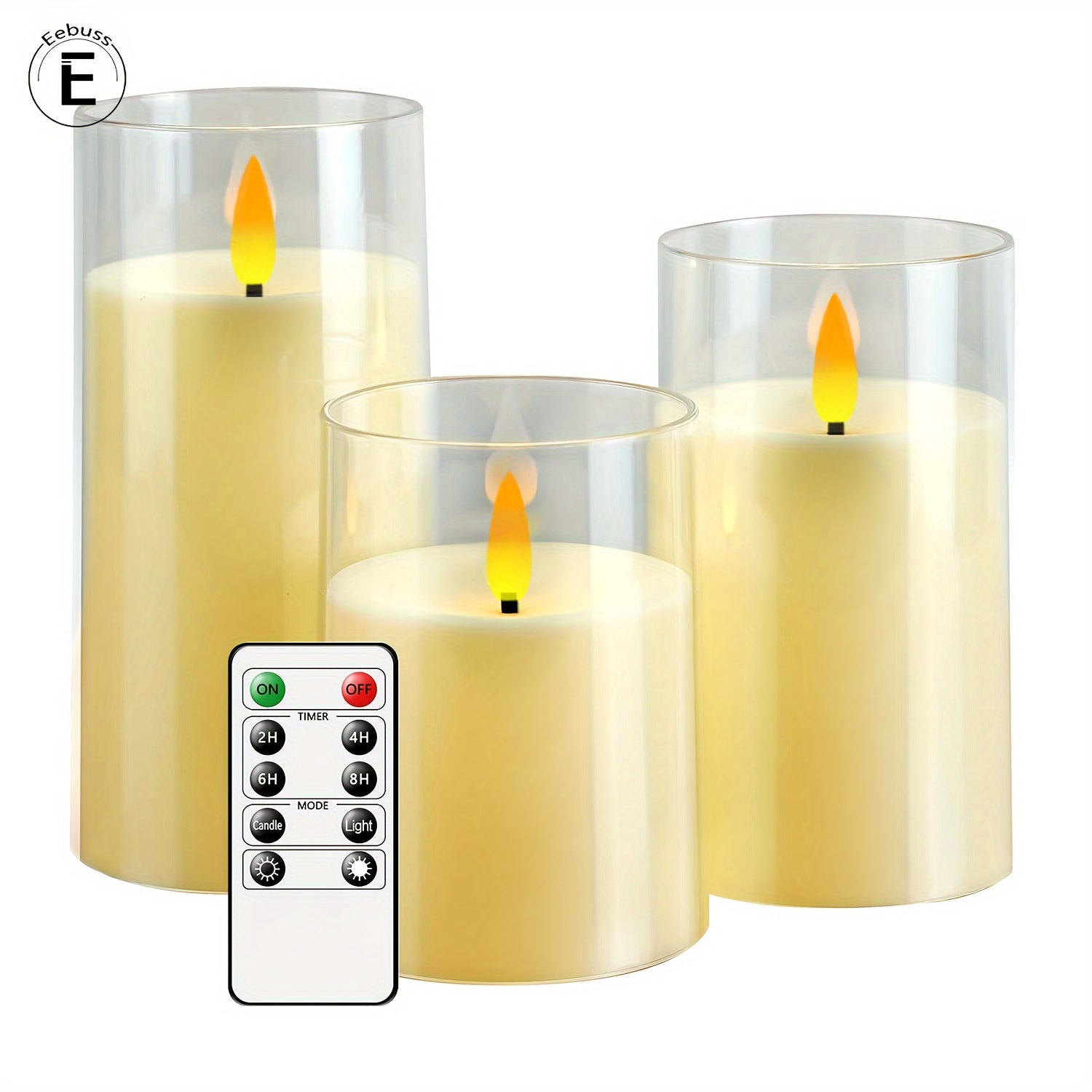 FlamelessGlow - Magische LED Kaarsen Set met Afstandsbediening
