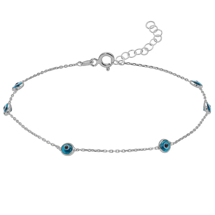 Zahira Multi-Color Eye-Catching Anklet