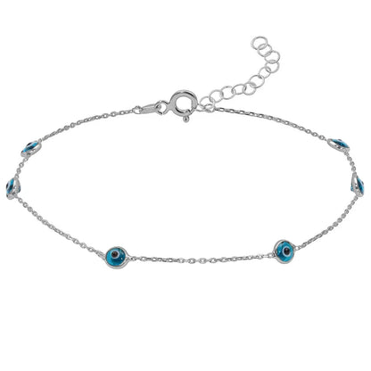 Zahira Multi-Color Eye-Catching Anklet