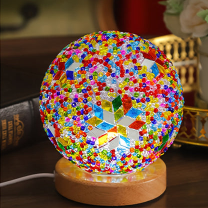 GlassArt Lamp – Verstelbare LED Tafellamp met Kleuren