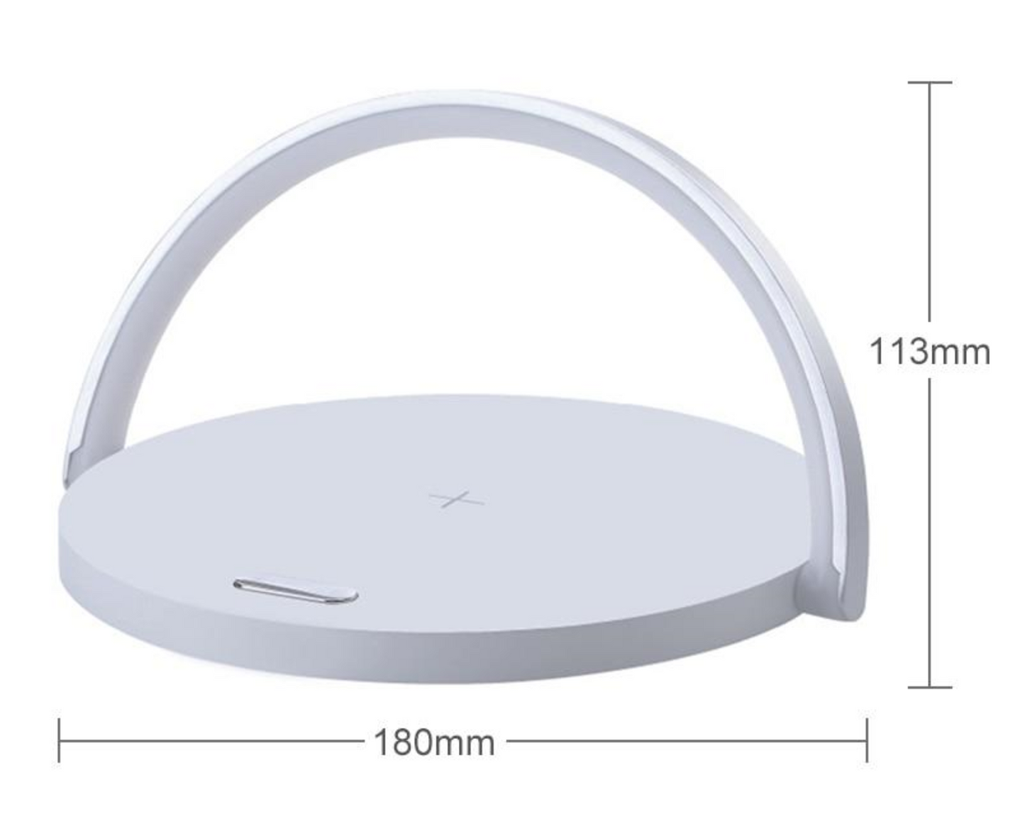 Bowlight Design™ - Stijlvolle 3-in-1 Nachtlamp met Qi-oplader