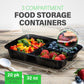 PrepMaster - Bento Dozen 3 Compartimenten 900ml (20 stuks)