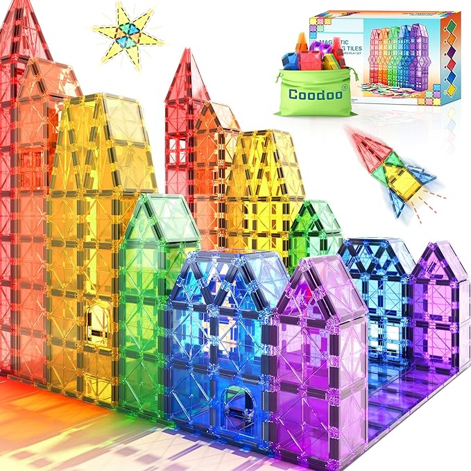 Montessori Magnetische Tegels - Ontdek Eindeloos Bouwplezier