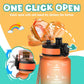EcoFlow - Herbruikbare Tritan Waterfles met Rietje