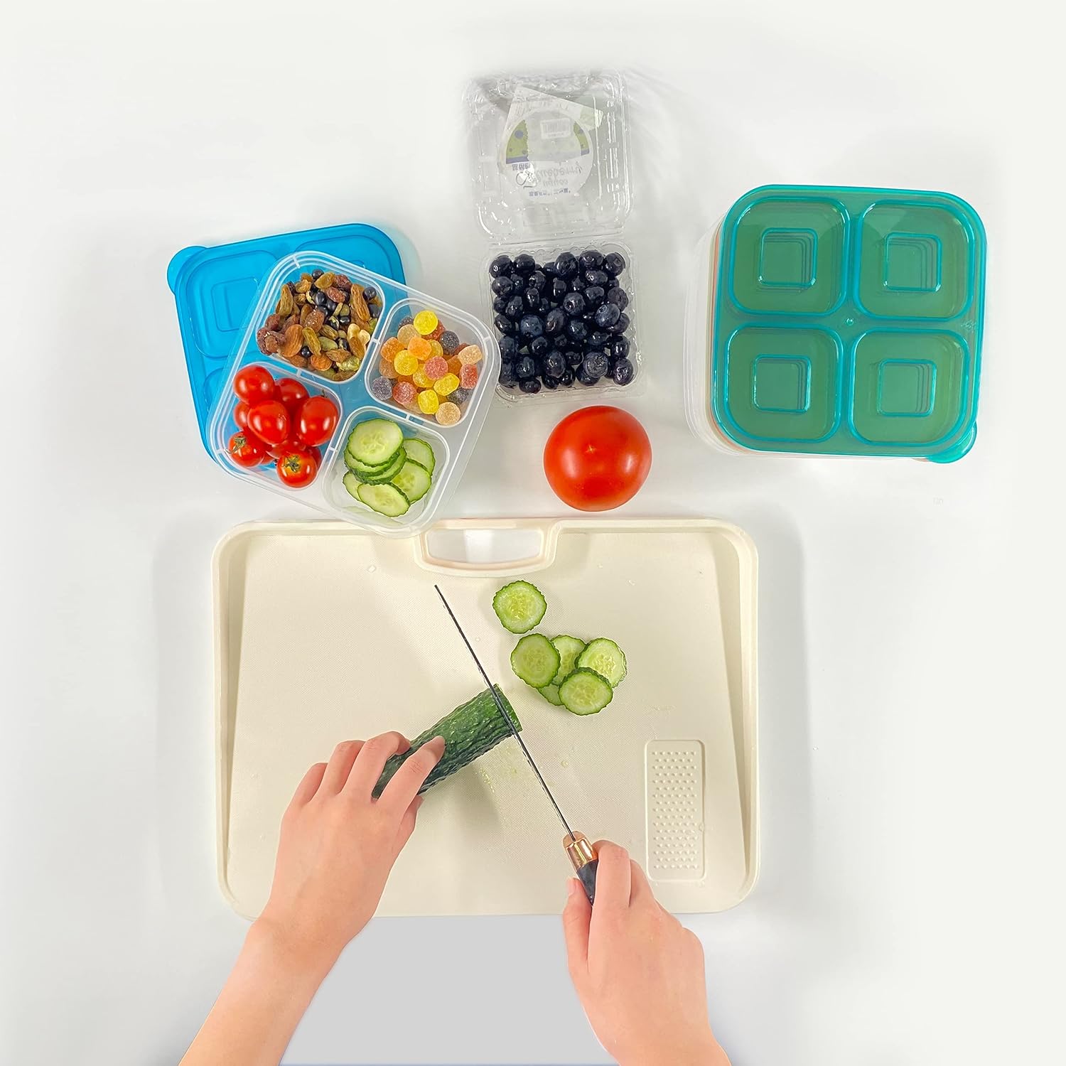 EcoMeal - Herbruikbare Bento Box Set 6 Stuks