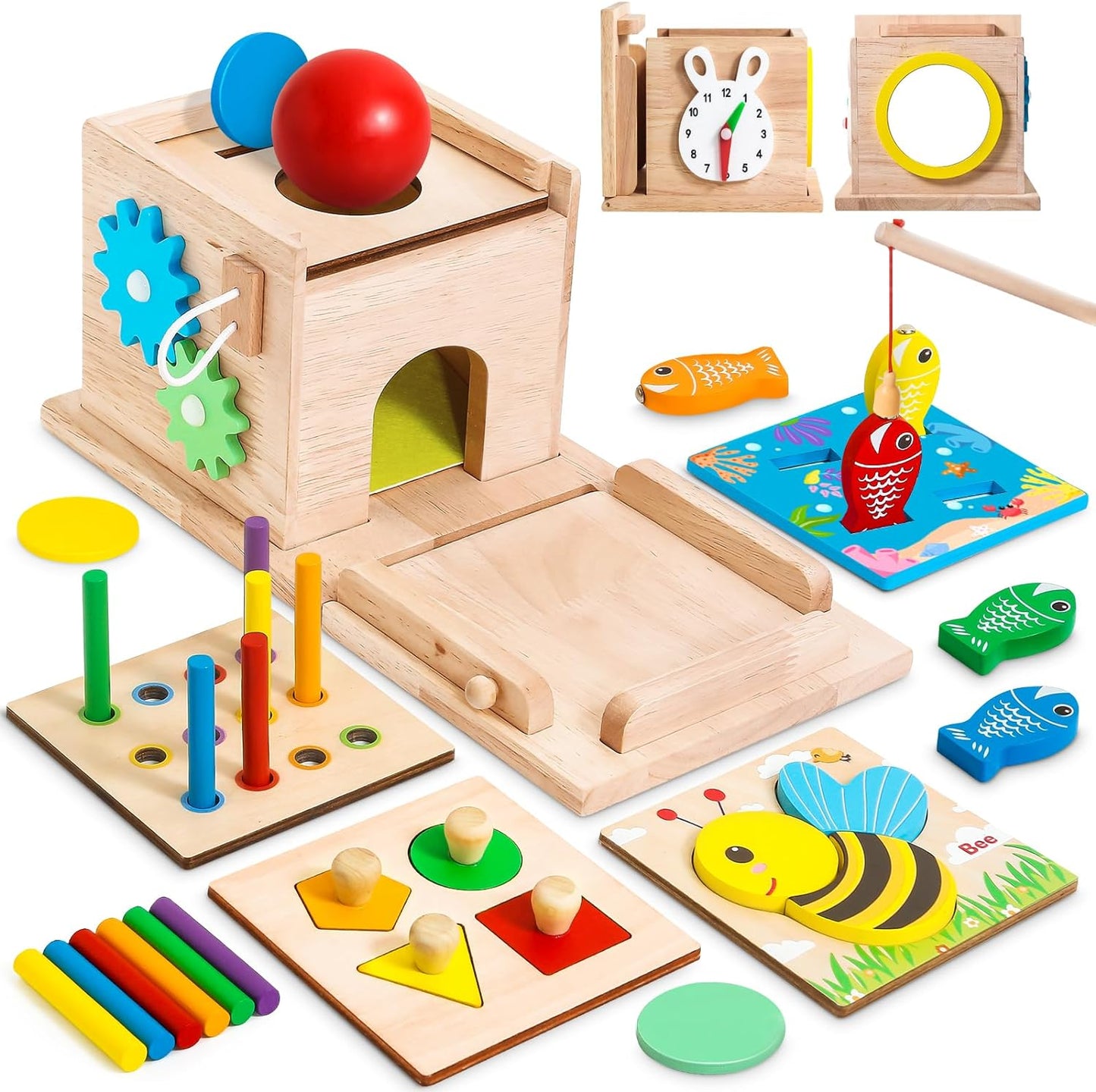 Educatieve Babyspeelgoed Set - Educatieve Speelset voor Groeiende Baby's