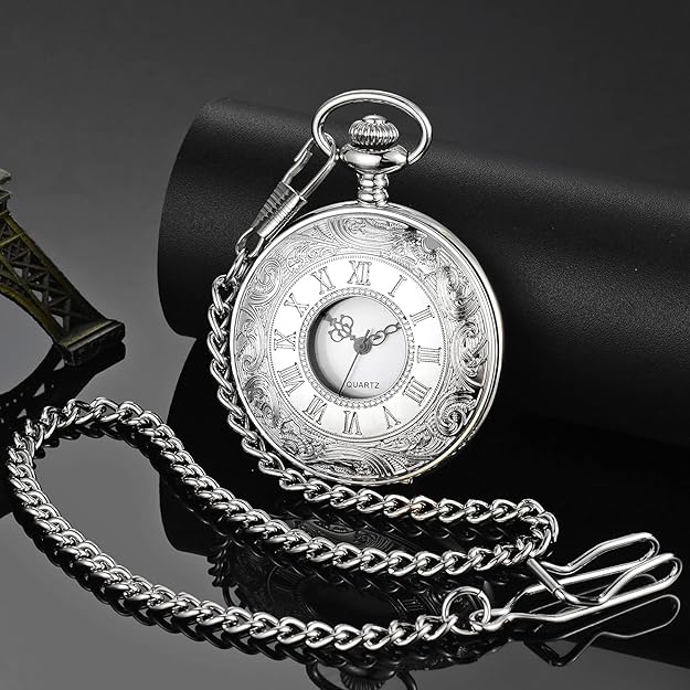KevinWatch - Klassieke Retro Zakhorloge voor Mannen