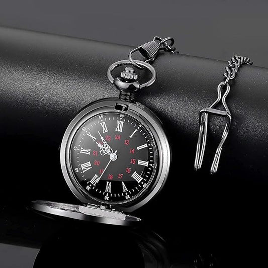 KevinWatch - Klassieke Retro Zakhorloge voor Mannen