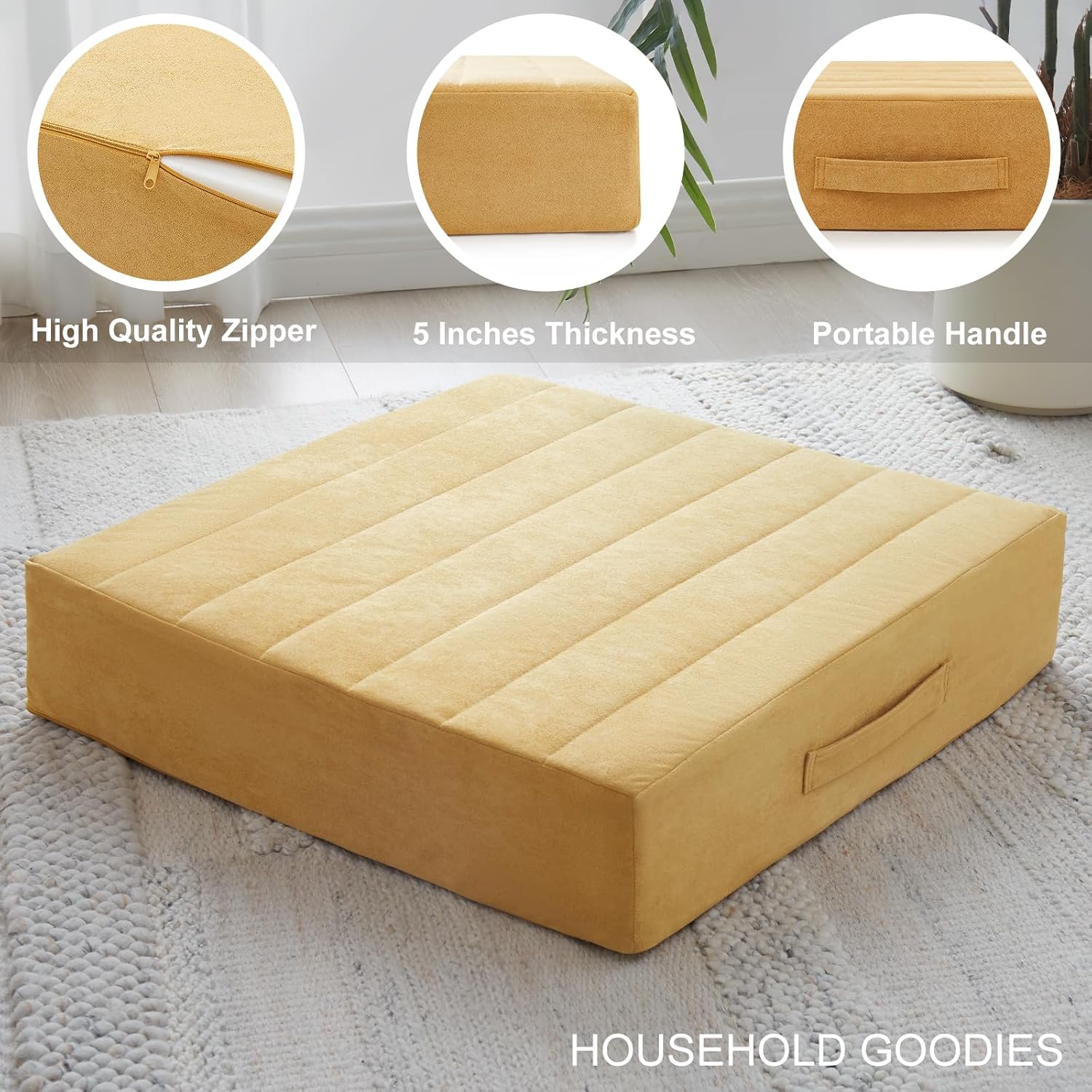 ZenCushion - Luxe Meditatiekussen met Comfortabele Hoes